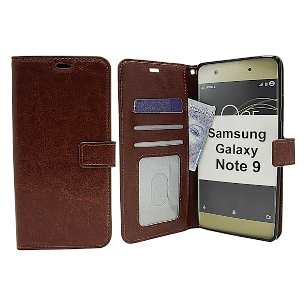 Crazy Horse Wallet Samsung Galaxy Note 9 (N960F/DS) Brun