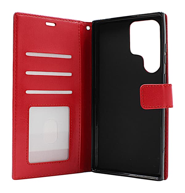 Crazy Horse Wallet Samsung Galaxy S23 Ultra 5G Turkos