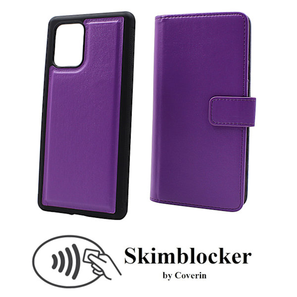 Skimblocker Magnet Wallet Samsung Galaxy S10 Lite (G770F) Lila