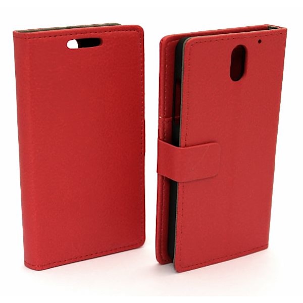 Standcase wallet HTC Desire 610 Röd