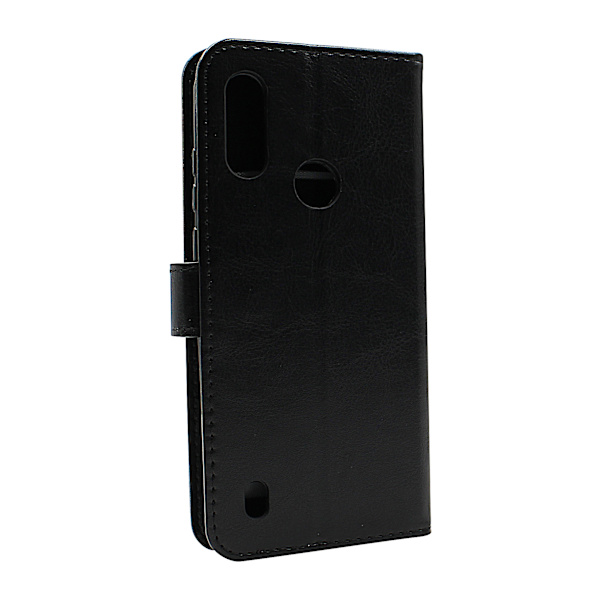 Crazy Horse Wallet Motorola Moto E6i Grön