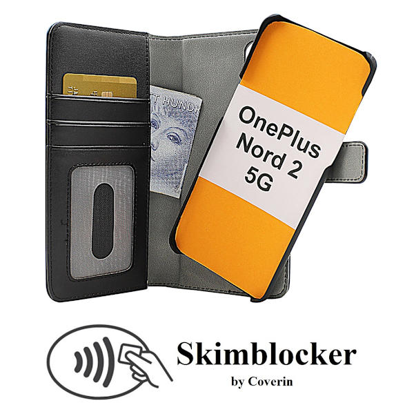 Skimblocker Magnet Fodral OnePlus Nord 2 5G Hotpink