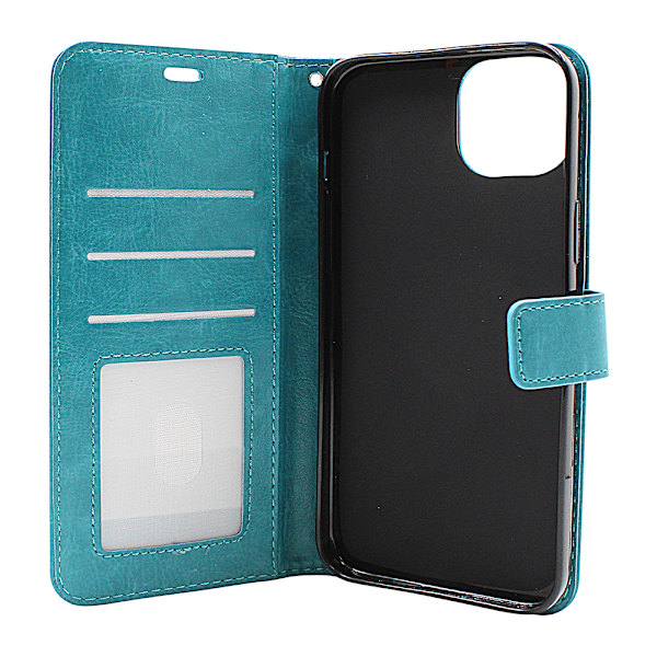 Crazy Horse Wallet iPhone 15 Plus Röd