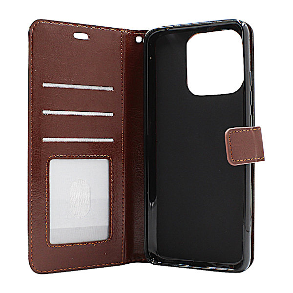 Crazy Horse Wallet Xiaomi Redmi 12C Brun