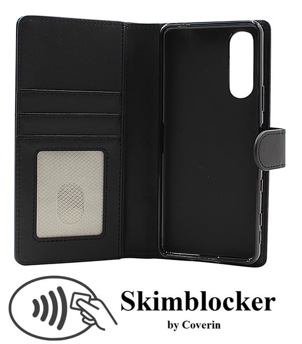 Skimblocker Sony Xperia 5 II Magnet Plånboksfodral