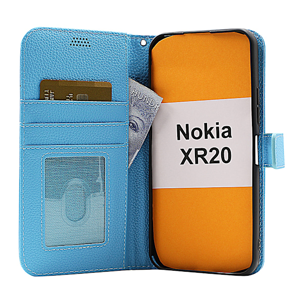 New Standcase Wallet Nokia XR20 Röd