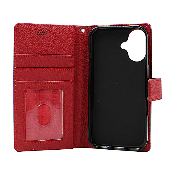 New Standcase iPhone 16 Plånboksfodral Brun