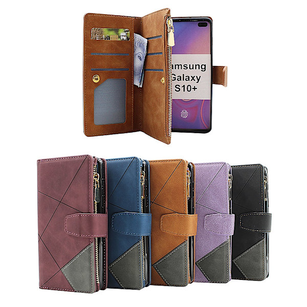 XL Standcase Lyxfodral Samsung Galaxy S10 Plus (G975F) Lila