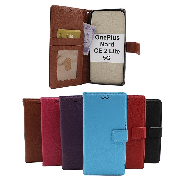 New Standcase Wallet OnePlus Nord CE 2 Lite 5G Brun