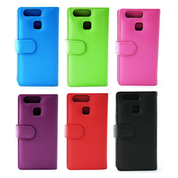 Plånboksfodral Huawei P9 Hotpink