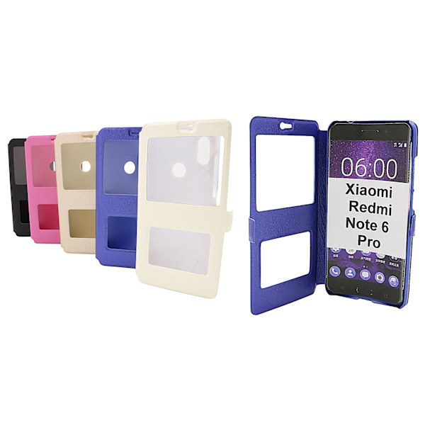 Flipcase Xiaomi Redmi Note 6 Pro Svart