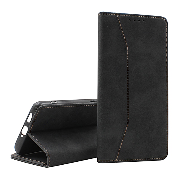 Fancy Standcase Wallet Samsung Galaxy A12 Svart