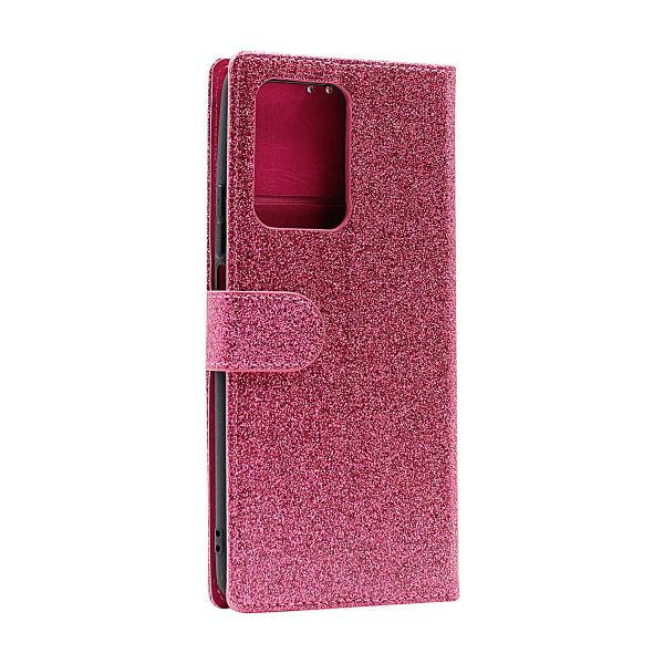 Standcase Glitter Wallet Xiaomi 11T / 11T Pro Ljusrosa