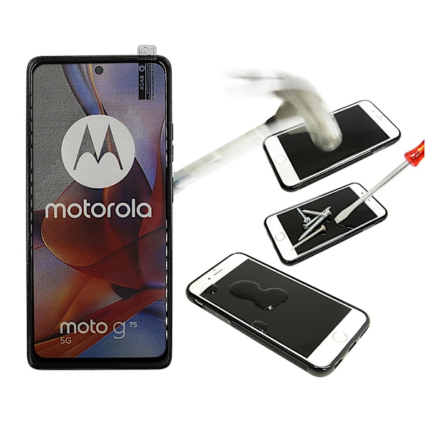 Full Frame Glas skydd Motorola Moto G75 5G