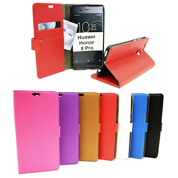 Standcase Wallet Huawei Honor 8 Pro Svart