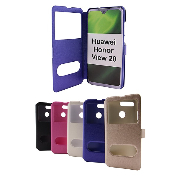 Flipcase Huawei Honor View 20 Svart