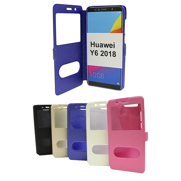 Flipcase Huawei Y6 2018 Svart