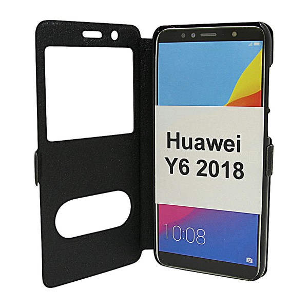 Flipcase Huawei Y6 2018 Svart
