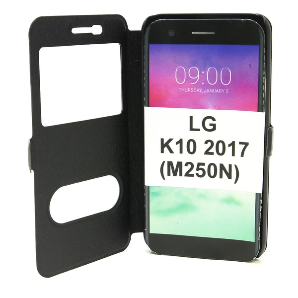 Flipcase LG K10 2017 (M250N) Svart