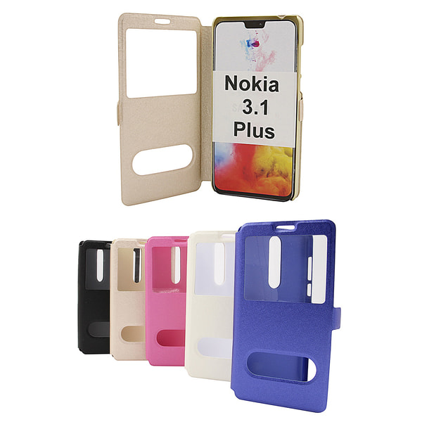 Flipcase Nokia 3.1 Plus Champagne