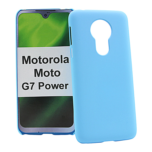 Hardcase Motorola Moto G7 Power Ljusblå