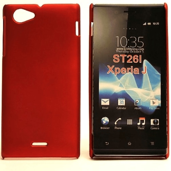 Hardcase skal Sony Xperia J (ST26i) Röd