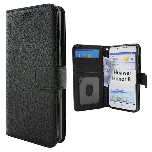 New Standcase Wallet Huawei Honor 8 Ljusblå