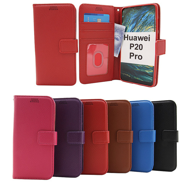 New Standcase Wallet Huawei P20 Pro (CLT-L29) Röd