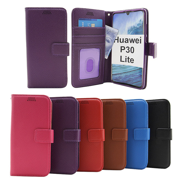 New Standcase Wallet Huawei P30 Lite Hotpink