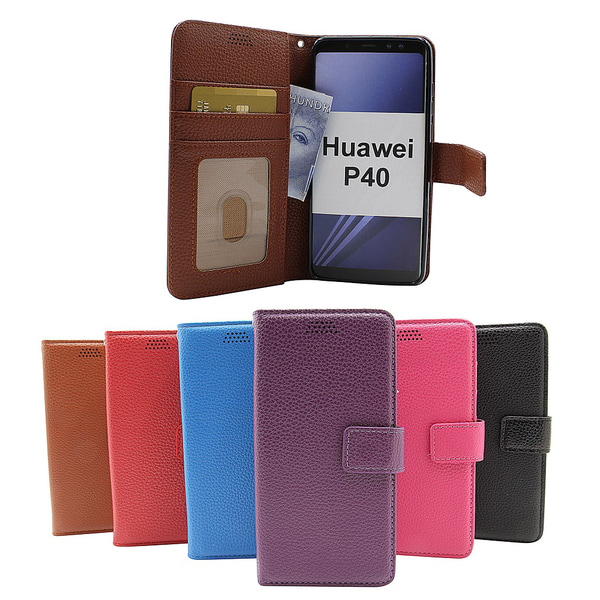New Standcase Wallet Huawei P40 Hotpink
