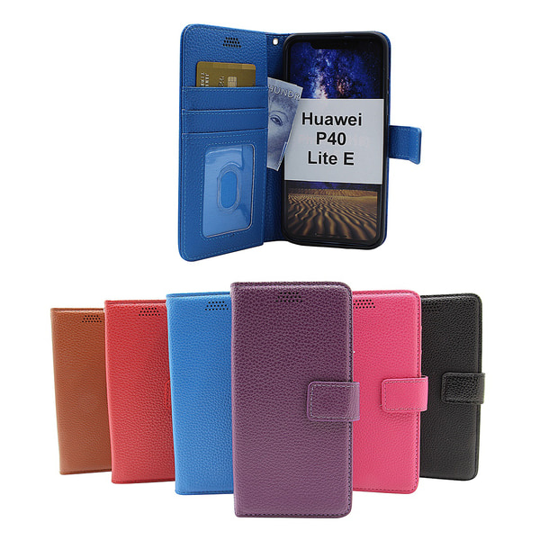 New Standcase Wallet Huawei P40 Lite E Hotpink