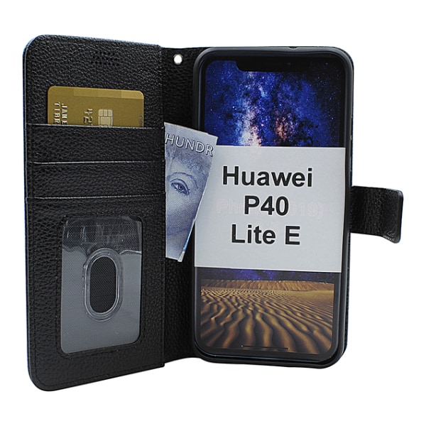New Standcase Wallet Huawei P40 Lite E Blå