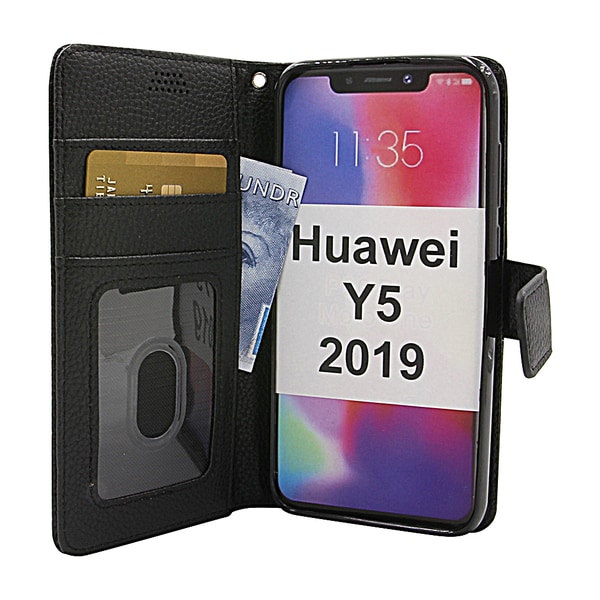 New Standcase Wallet Huawei Y5 2019 Blå
