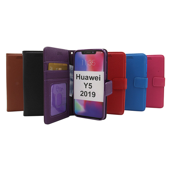 New Standcase Wallet Huawei Y5 2019 Blå