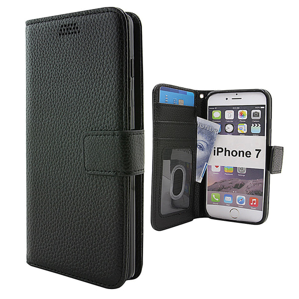 New Standcase Wallet iPhone 7 Svart