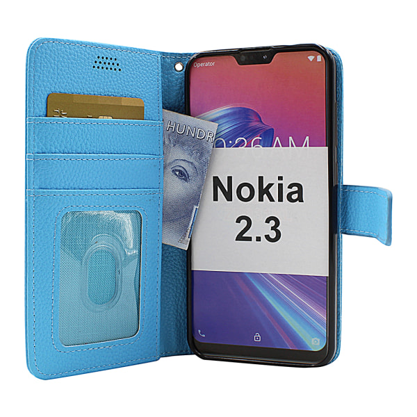 New Standcase Wallet Nokia 2.3 (Svart) Brun