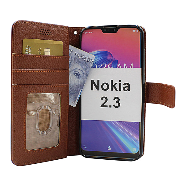 New Standcase Wallet Nokia 2.3 (Svart) Lila