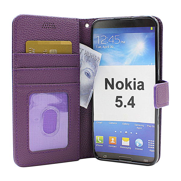 New Standcase Wallet Nokia 5.4 Lila