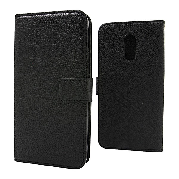 New Standcase Wallet OnePlus 7 Svart