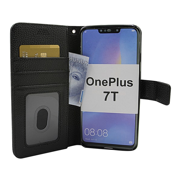 New Standcase Wallet OnePlus 7T Blå