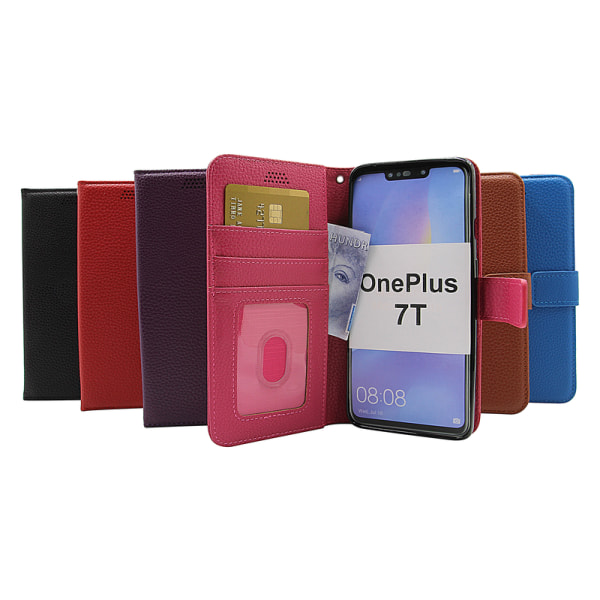New Standcase Wallet OnePlus 7T Blå