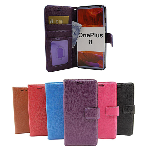 New Standcase Wallet OnePlus 8 Hotpink