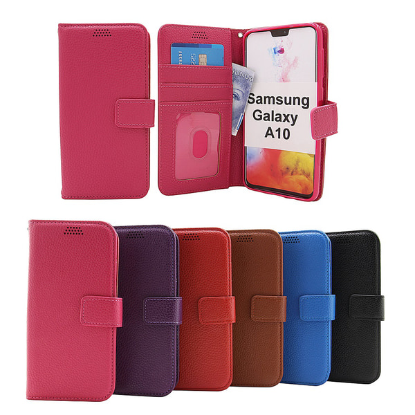 New Standcase Wallet Samsung Galaxy A10 (A105F/DS) Svart