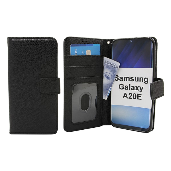 New Standcase Wallet Samsung Galaxy A20e (A202F/DS) Ljusblå