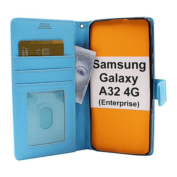 New Standcase Wallet Samsung Galaxy A32 4G (SM-A325F) Röd