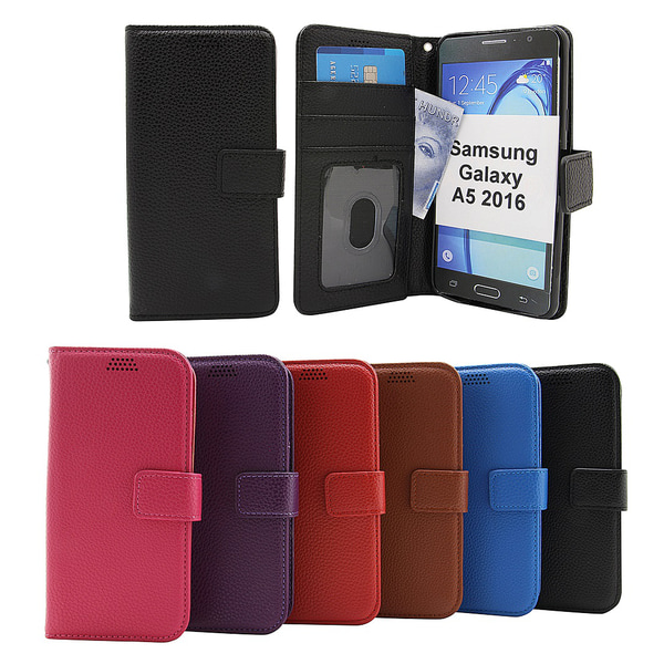 New Standcase Wallet Samsung Galaxy A5 2016 (A510F) Lila