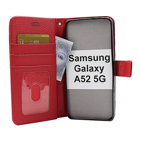 New Standcase Wallet Samsung Galaxy A52 5G (A525F / A526B) Hotpink