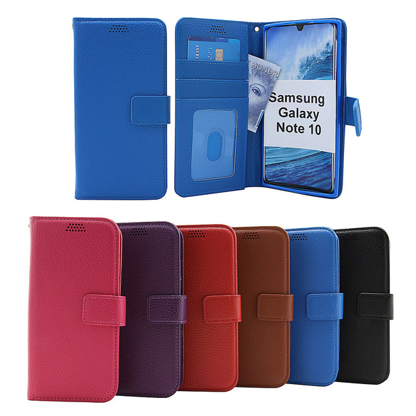 New Standcase Wallet Samsung Galaxy Note 10 (N970F/DS) Brun