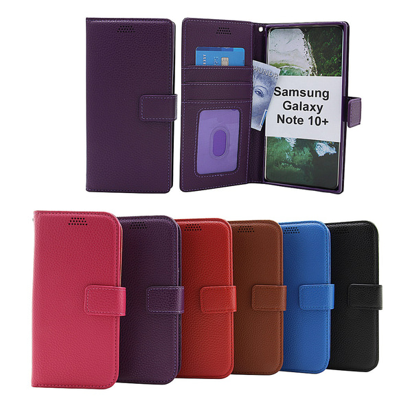 New Standcase Wallet Samsung Galaxy Note 10 Plus (N975F/DS) Lila