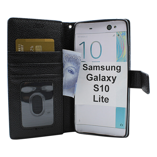 New Standcase Wallet Samsung Galaxy S10 Lite (G770F) Svart